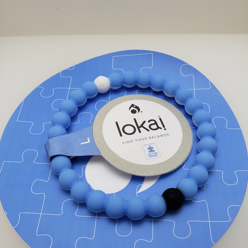 NWT Authentic LOKAI Autism Bracelet Large
